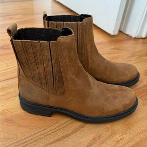Clarks Brown Ankle Boots